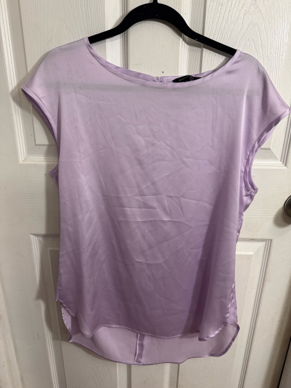 Banana Republic Lavender Cap-Sleeve Blouse